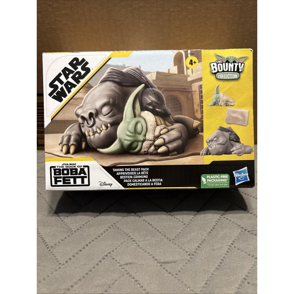 Star Wars Bounty Collection Taming the Beast Grogu Rancor Action Figure Set NIB